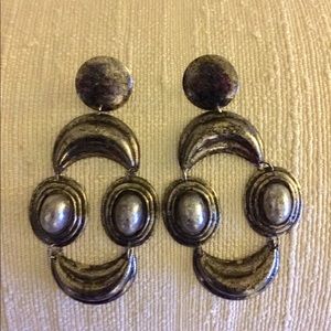 Metal Drop Earrings
